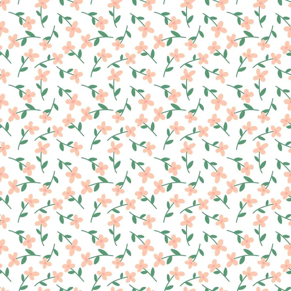 Kumaşlar, tekstil ve ambalajlar, hediyeler, kartlar, çarşaflar ve çocuklar için çiçeksiz çiçek deseni.