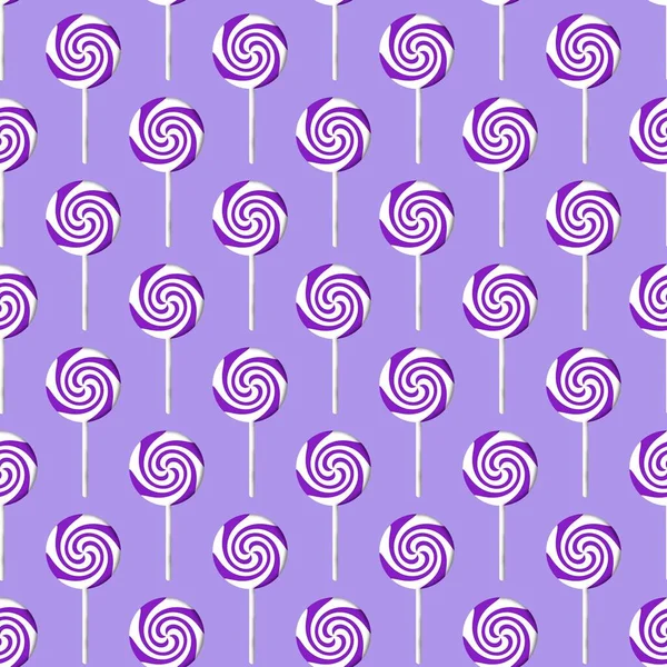 Kids cartoon seamless lollipop candy pattern for fabrics and packaging and gifts and linens and wrapping paper — стоковое фото