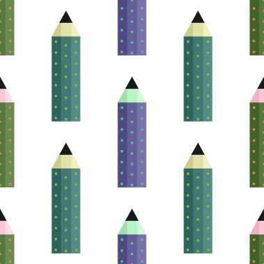 Okullu çocuklar duvar kâğıtları, kumaşlar, tekstil ve paketleme, hediyeler ve ambalaj kağıtları için kusursuz kalem desenleri.