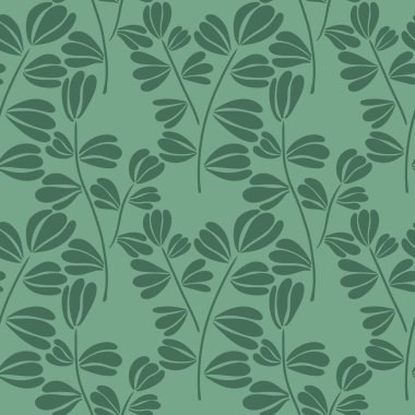 Summer floral seamless coloured leaves pattern for fabrics and packaging and linens and kids and wrapping paper