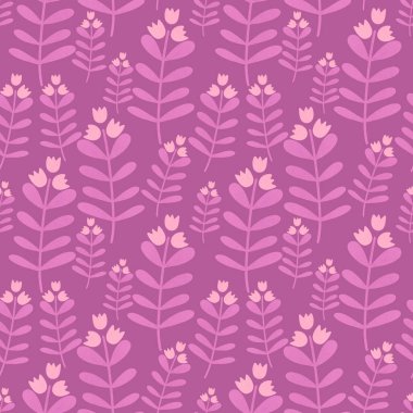 Kumaşlar, tekstil ve ambalajlar, hediyeler, kartlar, çarşaflar ve çocuklar için çiçeksiz çiçek deseni.