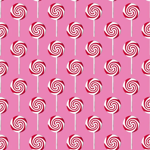 Kids cartoon seamless lollipop candy pattern for fabrics and packaging and gifts and linens and wrapping paper — стоковое фото