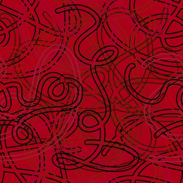Cartoon waves seamless abstract pattern for textiles and packaging and gifts and cards and linens and kids — Foto Stock