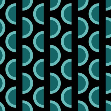 Kumaşlar, ambalajlar, hediyeler, kartlar, çarşaflar ve çocuklar için geometrik kusursuz yarım daire deseni