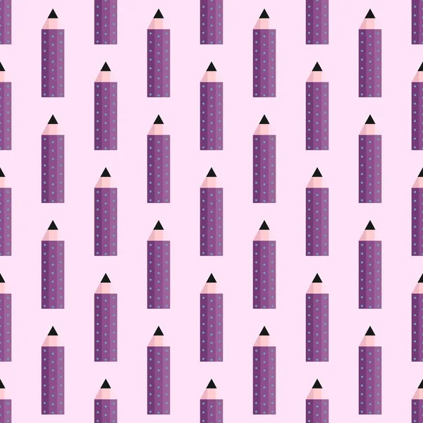 School kids seamless pencil pattern for wallpaper and fabrics and textiles and packaging and gifts and wrapping paper — Zdjęcie stockowe