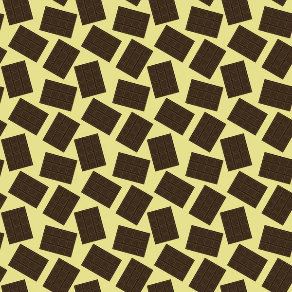 Kumaşlar, tekstil ve ambalajlar, hediyeler, kartlar, çarşaflar ve çocuklar için kusursuz çikolata deseni.