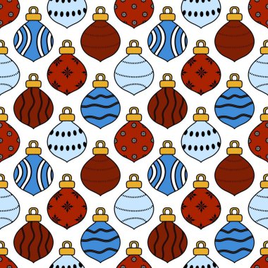 Kumaşlar, ambalajlar, hediyeler, çarşaflar ve çocuklar için kusursuz noel ağacı topları.