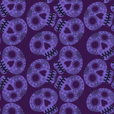 Cadılar Bayramı kumaşlar, tekstil ve ambalajlar, hediyeler, kartlar, çarşaflar ve çocuklar için kusursuz desen.