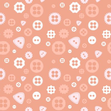 Hobiler kumaşlar, tekstil ve ambalajlar, hediyeler ve çocuklar için dikişsiz düğme deseni