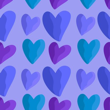 Kartpostallar, hediyeler ve kartpostallar için kalpleri olan kusursuz sevgililer günü desenleri. 