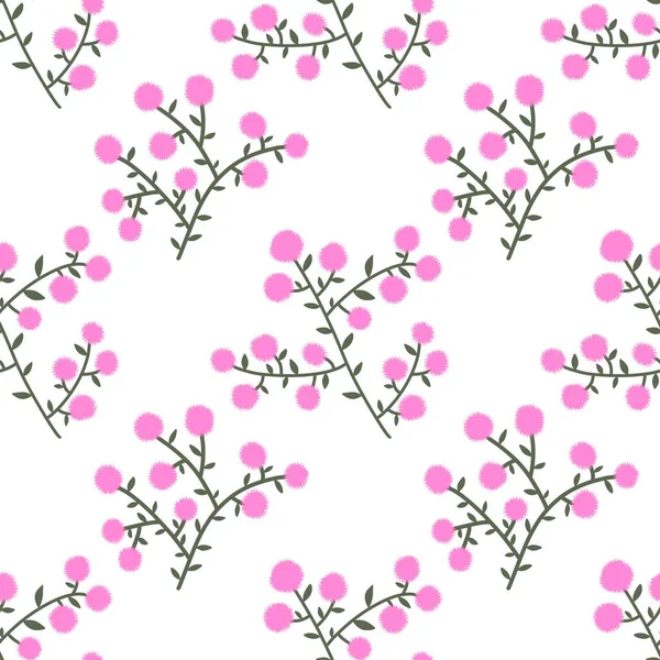 Квітковий безшовний квітковий візерунок для тканин і текстилю, упаковки, подарунків і листівок, постільної білизни та дітей — стокове фото