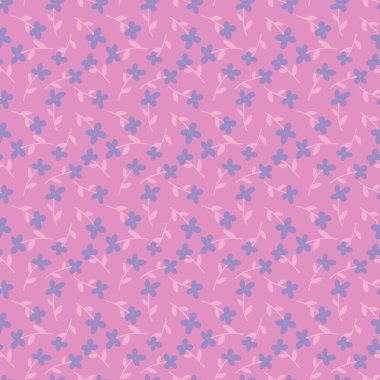 Kumaşlar, tekstil ve ambalajlar, hediyeler, kartlar, çarşaflar ve çocuklar için çiçeksiz çiçek deseni.