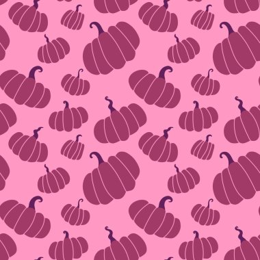 Halloween seamless cute pumpkins pattern for textiles and packaging and gifts and kids and wrapping paper