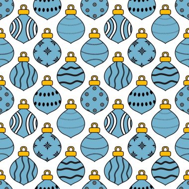 Kumaşlar, ambalajlar, hediyeler, çarşaflar ve çocuklar için kusursuz noel ağacı topları.