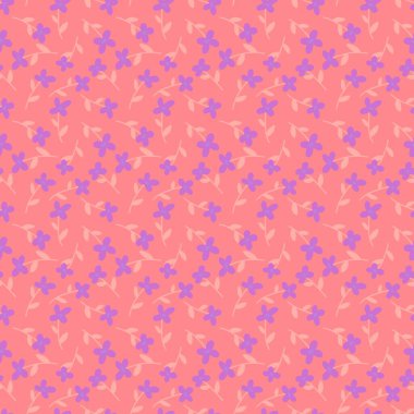 Kumaşlar, tekstil ve ambalajlar, hediyeler, kartlar, çarşaflar ve çocuklar için çiçeksiz çiçek deseni.