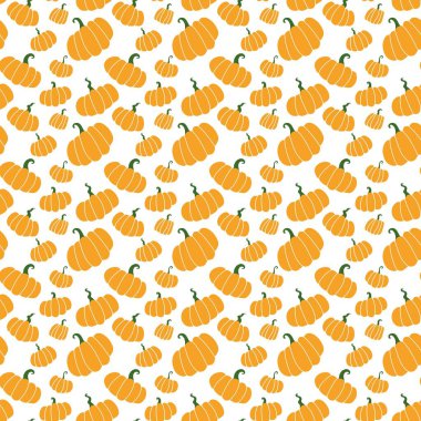 Halloween seamless cute pumpkins pattern for textiles and packaging and gifts and kids and wrapping paper
