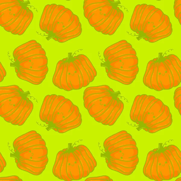 Patrón de calabazas lindo sin costuras de Halloween para textiles y envases y regalos y niños y papel de embalaje —  Fotos de Stock