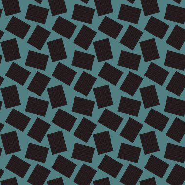 Kumaşlar, tekstil ve ambalajlar, hediyeler, kartlar, çarşaflar ve çocuklar için kusursuz çikolata deseni.