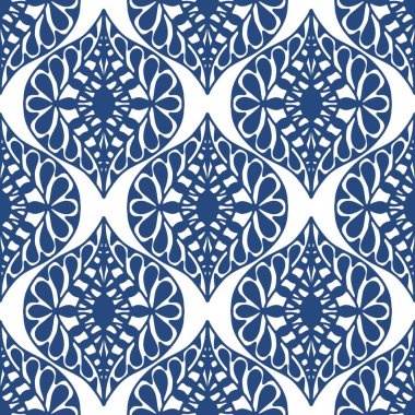 Kumaşlar, tekstil ve ambalajlar, çarşaflar, hediyeler, kartlar ve hobiler için soyut, pürüzsüz etnik desen