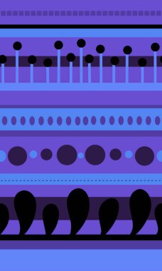 Tekstil, ambalaj, çarşaf ve çocuklar ve ambalaj kağıtları için yaz geometrisi kusursuz etnik şablon
