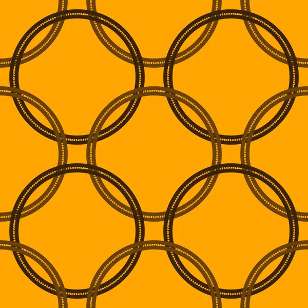Patrón geométrico de puntos de círculo sin costura para textiles y envases y regalos y ropa de cama y niños y papel de embalaje — Foto de Stock