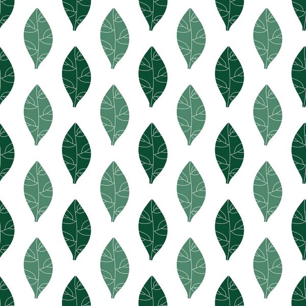 Floral seamless leaves branches pattern for fabrics and packaging and gifts and linens and kids and wrapping paper