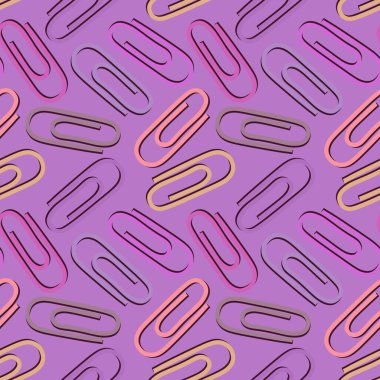 Kumaşlar, ambalajlar, çarşaflar ve çocuklar ve paket kağıtları ve ofis kağıtları için kusursuz ataç deseni.