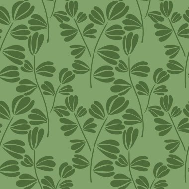 Summer floral seamless coloured leaves pattern for fabrics and packaging and linens and kids and wrapping paper