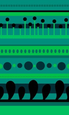 Tekstil, ambalaj, çarşaf ve çocuklar ve ambalaj kağıtları için yaz geometrisi kusursuz etnik şablon
