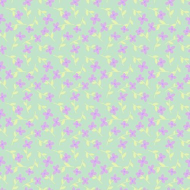 Kumaşlar, tekstil ve ambalajlar, hediyeler, kartlar, çarşaflar ve çocuklar için çiçeksiz çiçek deseni.