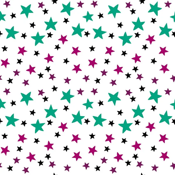 Děti bezešvé hvězdy vzor pro tkaniny a textilie a balení a dárky a balicí papír a koníčky — Stock fotografie