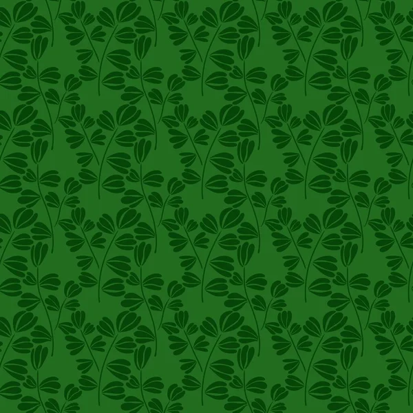 夏季植物无缝叶型图案,用于织物,包装材料,亚麻布,包装纸 — 图库照片