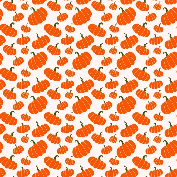 Halloween seamless cute pumpkins pattern for textiles and packaging and gifts and kids and wrapping paper — Stockfoto