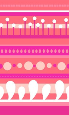 Tekstil, ambalaj, çarşaf ve çocuklar ve ambalaj kağıtları için yaz geometrisi kusursuz etnik şablon