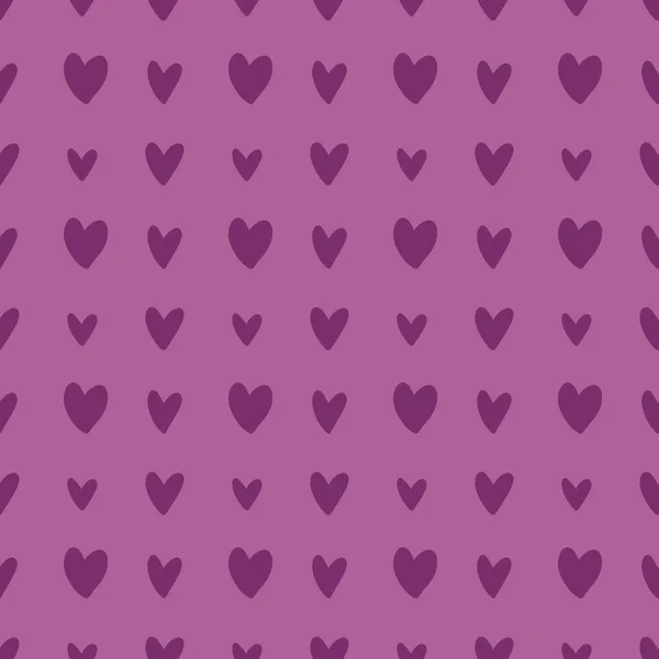 Seamless valentines pattern with hearts for postcard and gifts and cards — Stock Photo, Image