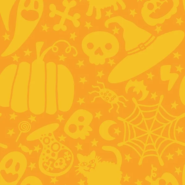 Halloween sömlöst spöke mönster för tapeter och förpackningar och presenter och kort och sängkläder och barn och tyger — Stockfoto
