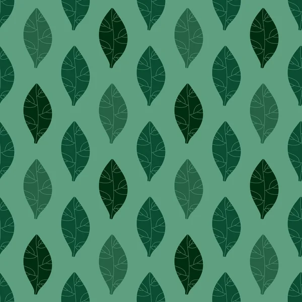Květinové Bezešvé Listy Větve Vzor Pro Tkaniny Textilie Balení Dárky — Stock fotografie