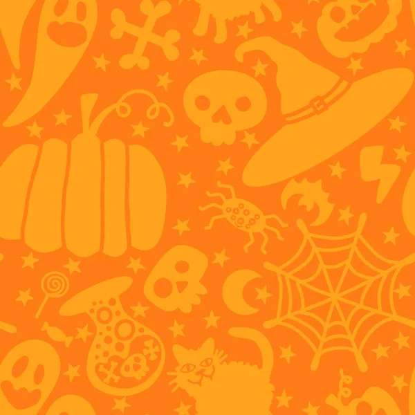 Halloween Nahtlose Geistermuster Für Tapeten Und Verpackungen Und Geschenke Und — Stockfoto