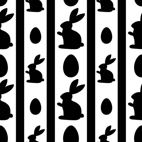 Osternahtlose Hasen Und Eiermuster Für Stoffe Und Geschenkpapier Sowie Für — Stockfoto