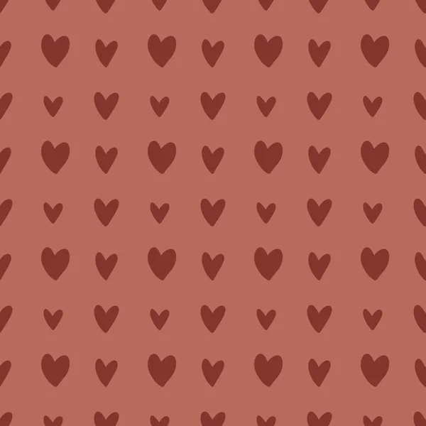 Patrón San Valentín Sin Costuras Con Corazones Para Postales Regalos —  Fotos de Stock