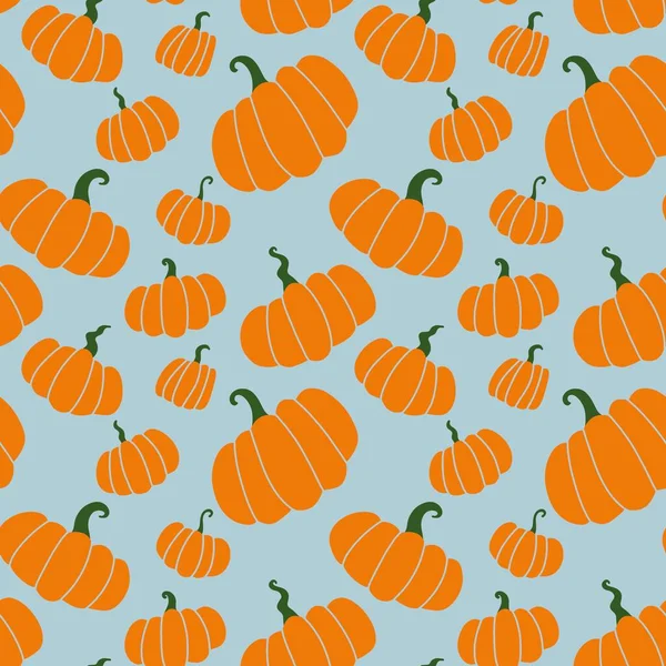 Halloween Seamless Cute Pumpkins Pattern Fabrics Textiles Packaging Gifts Cards — Stockfoto