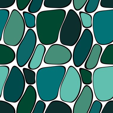 Kumaşlar, tekstil ve ambalajlar, hediyeler, kartlar, çarşaflar ve çocuklar için soyut deniz taşları ve ambalajsız desen. Yüksek kalite fotoğraf