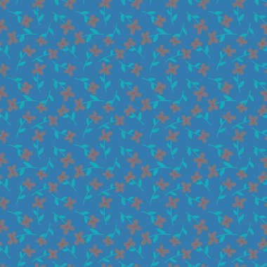 Kumaşlar, tekstil, ambalajlar, hediyeler, kartlar, çarşaflar ve çocuklar için çiçeksiz çiçek deseni. Yüksek kalite fotoğraf