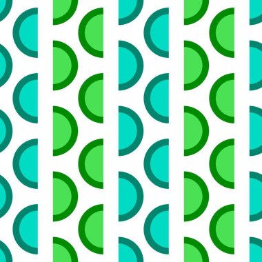 Duvar kâğıtları, kumaşlar, tekstil ve ambalajlar, hediyeler, kartlar, çarşaflar ve çocuklar için geometrik dikişsiz yarım daire deseni. Yüksek kalite fotoğraf