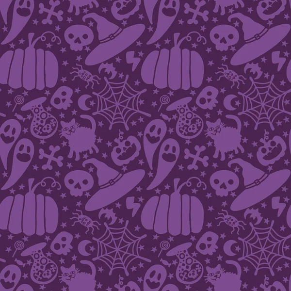 Halloween Seamless Ghost Pattern Wallpaper Packaging Gifts Cards Linens Kids — Stock Photo, Image