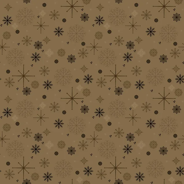 Seamless Pattern Snowflakes Blue Background Packaging Fabrics Textiles — Stock Photo, Image