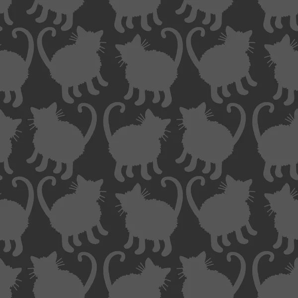 Dzieci Bez Szwu Wzór Koty Dla Tkanin Tekstyliów Opakowań Prezentów — Zdjęcie stockowe
