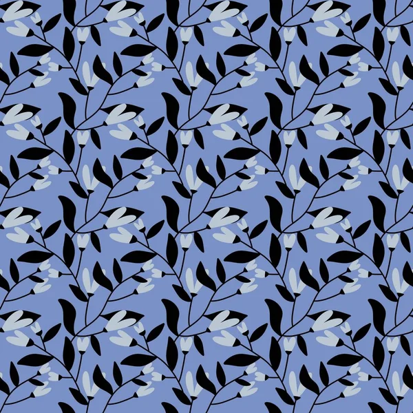 Letní Květinový Bezešvý Květinový Vzor Pro Tkaniny Textilie Obaly Dárky — Stock fotografie