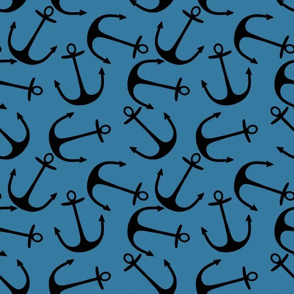 Summer Seamless Cartoon Fish Hook Pattern Fabrics Textiles Packaging Gifts — Zdjęcie stockowe