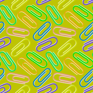 Duvar kağıtları, kumaşlar, tekstil ve ambalajlar, hediyeler, kartlar, çarşaflar, çocuklar ve paket kağıtları ve ofis için kusursuz ataç deseni. Yüksek kalite fotoğraf